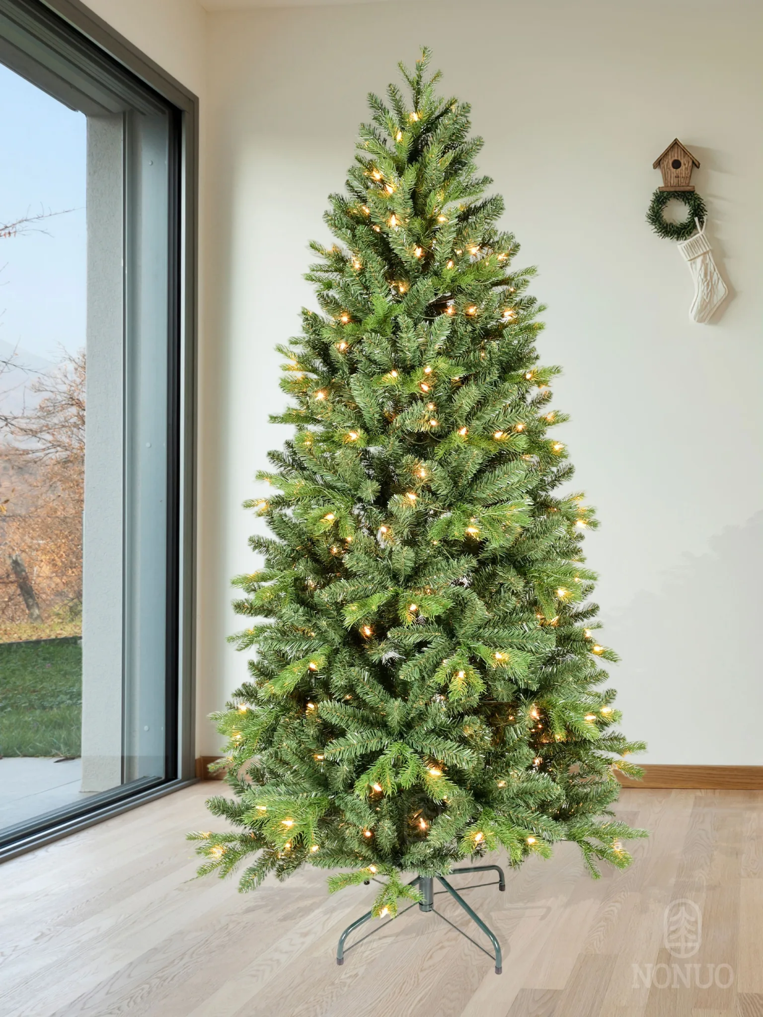 NONUO-Artificial-Christmas-Tree-BFS-T-L-SY, NONUO artificial Christmas tree, realistic holiday decoration tree