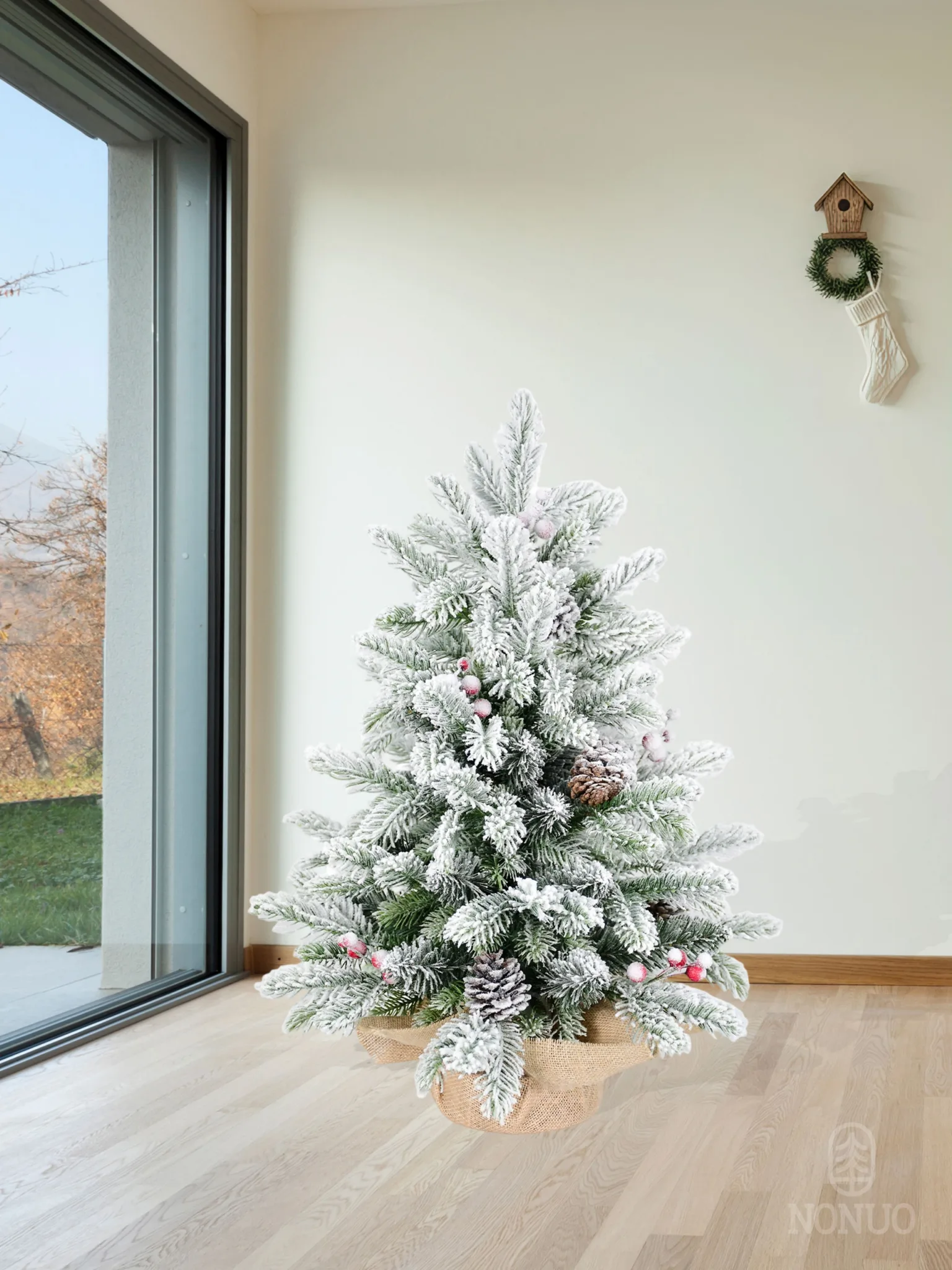 NONUO-Artificial-Christmas-Tree-BGH-T-SY, NONUO artificial Christmas tree, realistic holiday decoration tree