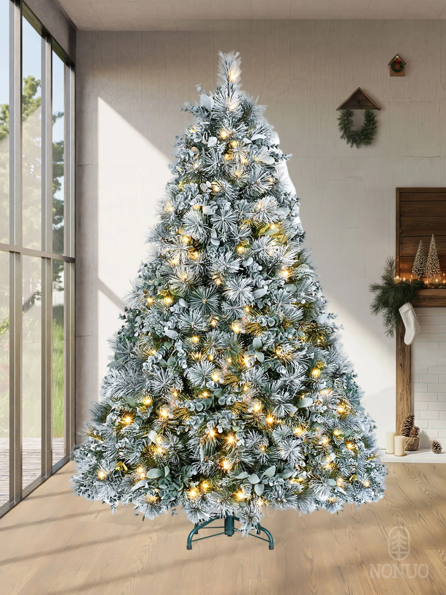 NONUO-Artificial-Christmas-Tree-CMC-TF-L-SY, NONUO artificial Christmas tree, realistic holiday decoration tree