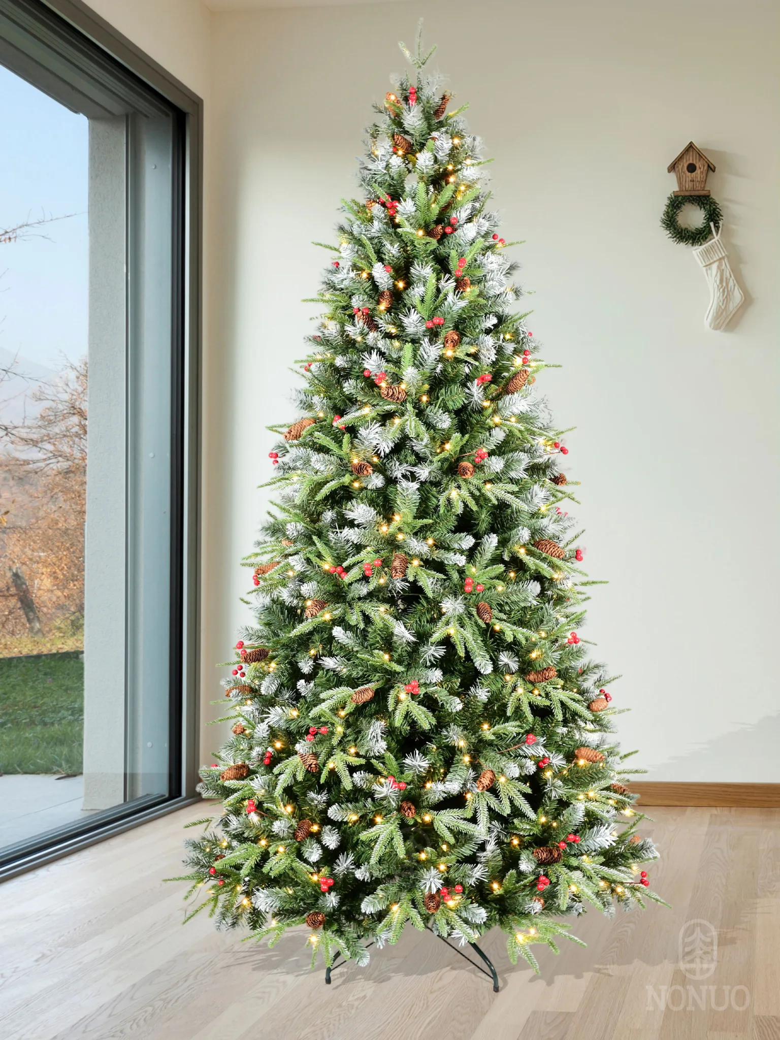 NONUO-Artificial-Christmas-Tree-KF-TS-L-SY, NONUO artificial Christmas tree, realistic holiday decoration tree