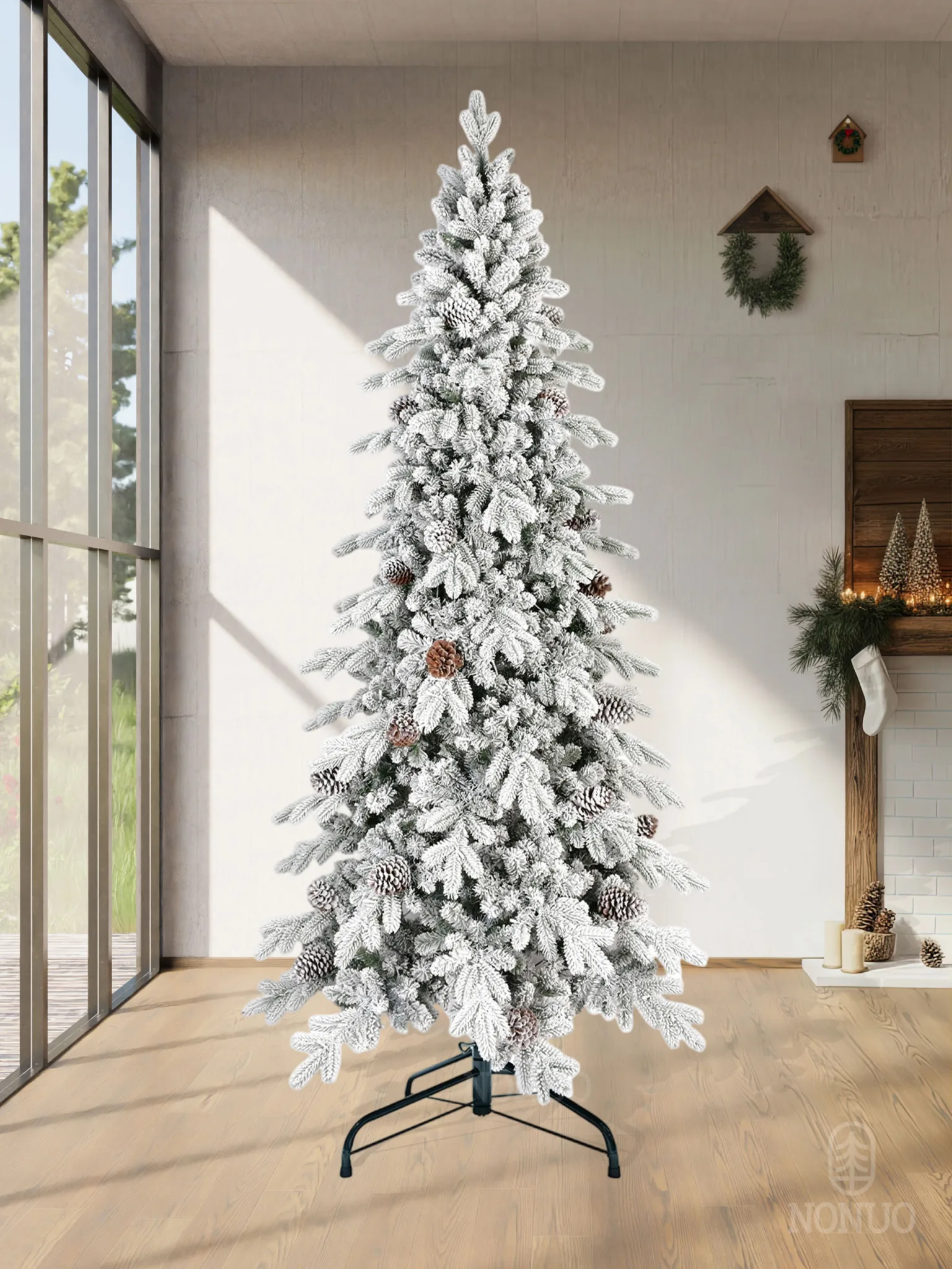 NONUO-Artificial-Christmas-Tree-KH-KF-L-SY, NONUO artificial Christmas tree, realistic holiday decoration tree