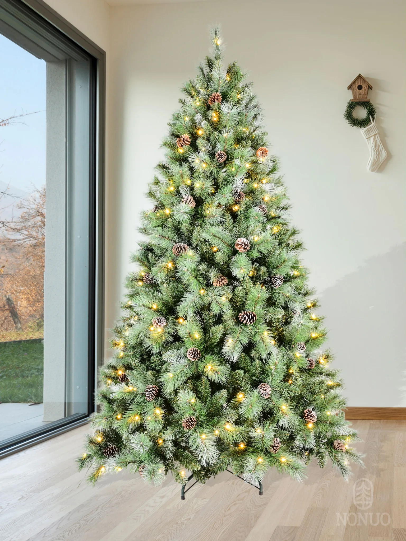 NONUO-Artificial-Christmas-Tree-LEO-T-L-SY, NONUO artificial Christmas tree, realistic holiday decoration tree
