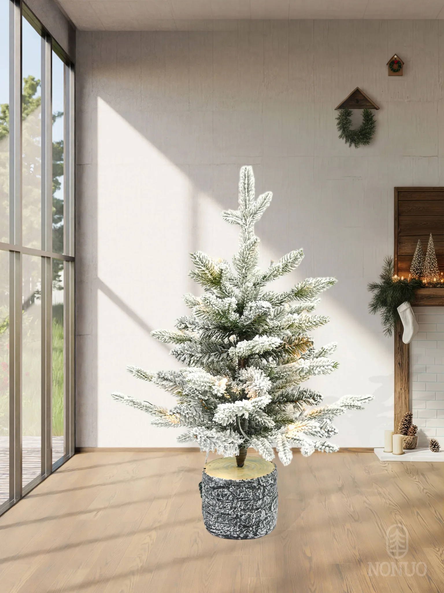 NONUO-Artificial-Christmas-Tree-OCO-TFL-SY, NONUO artificial Christmas tree, realistic holiday decoration tree