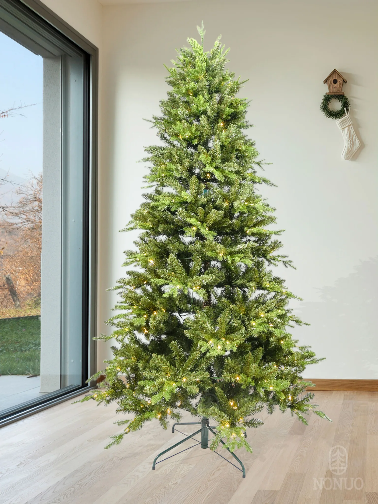 NONUO-Artificial-Christmas-Tree-TWL-TLRGBW-SY, NONUO artificial Christmas tree, realistic holiday decoration tree