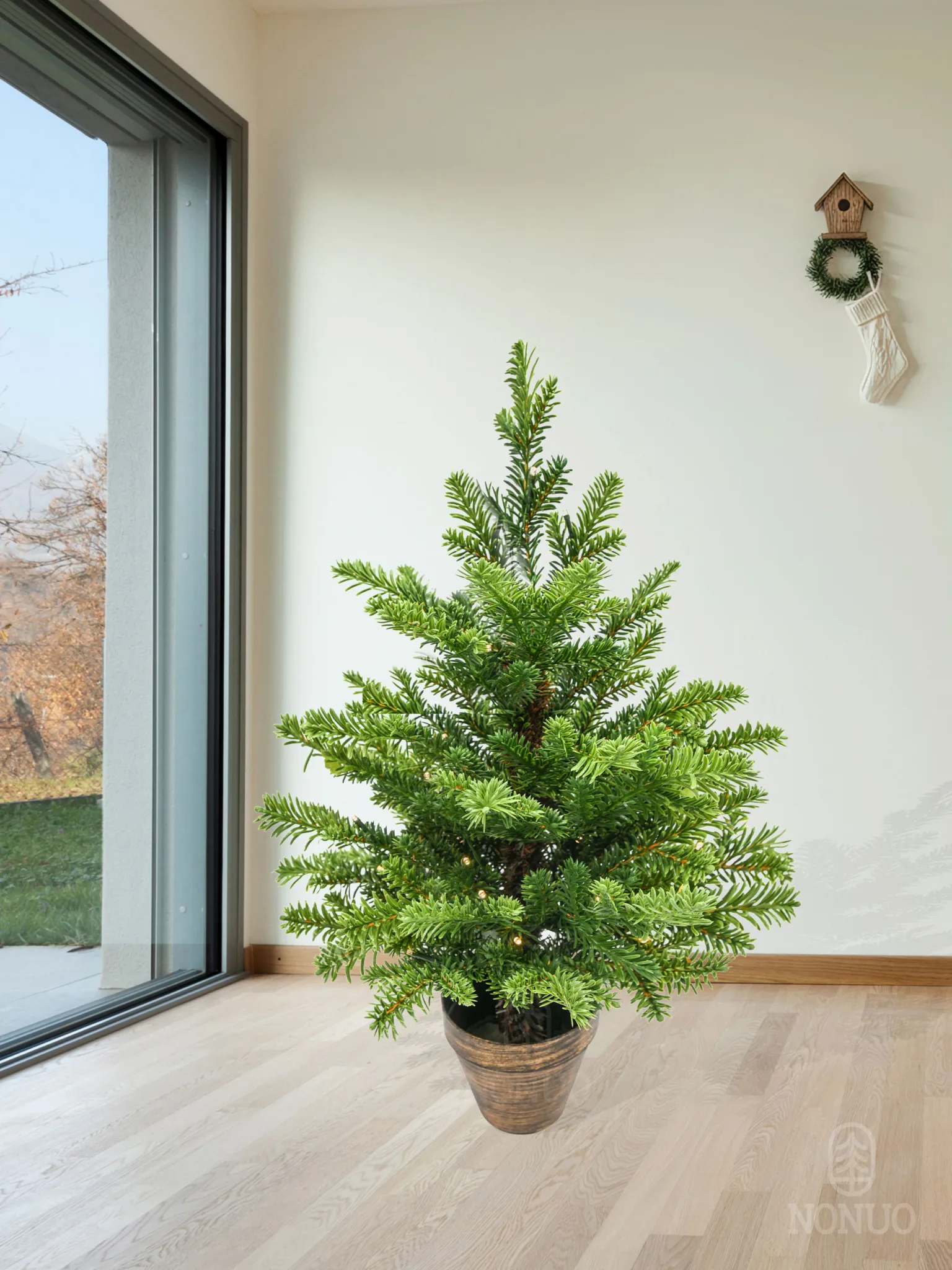 NONUO-Artificial-Christmas-Tree-TX-T-SY, NONUO artificial Christmas tree, realistic holiday decoration tree