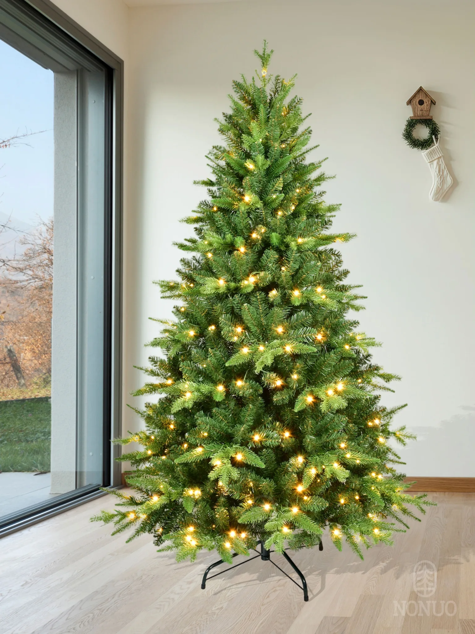 NONUO-Artificial-Christmas-Tree-SAS-TL-SY, NONUO artificial Christmas tree, realistic holiday decoration tree