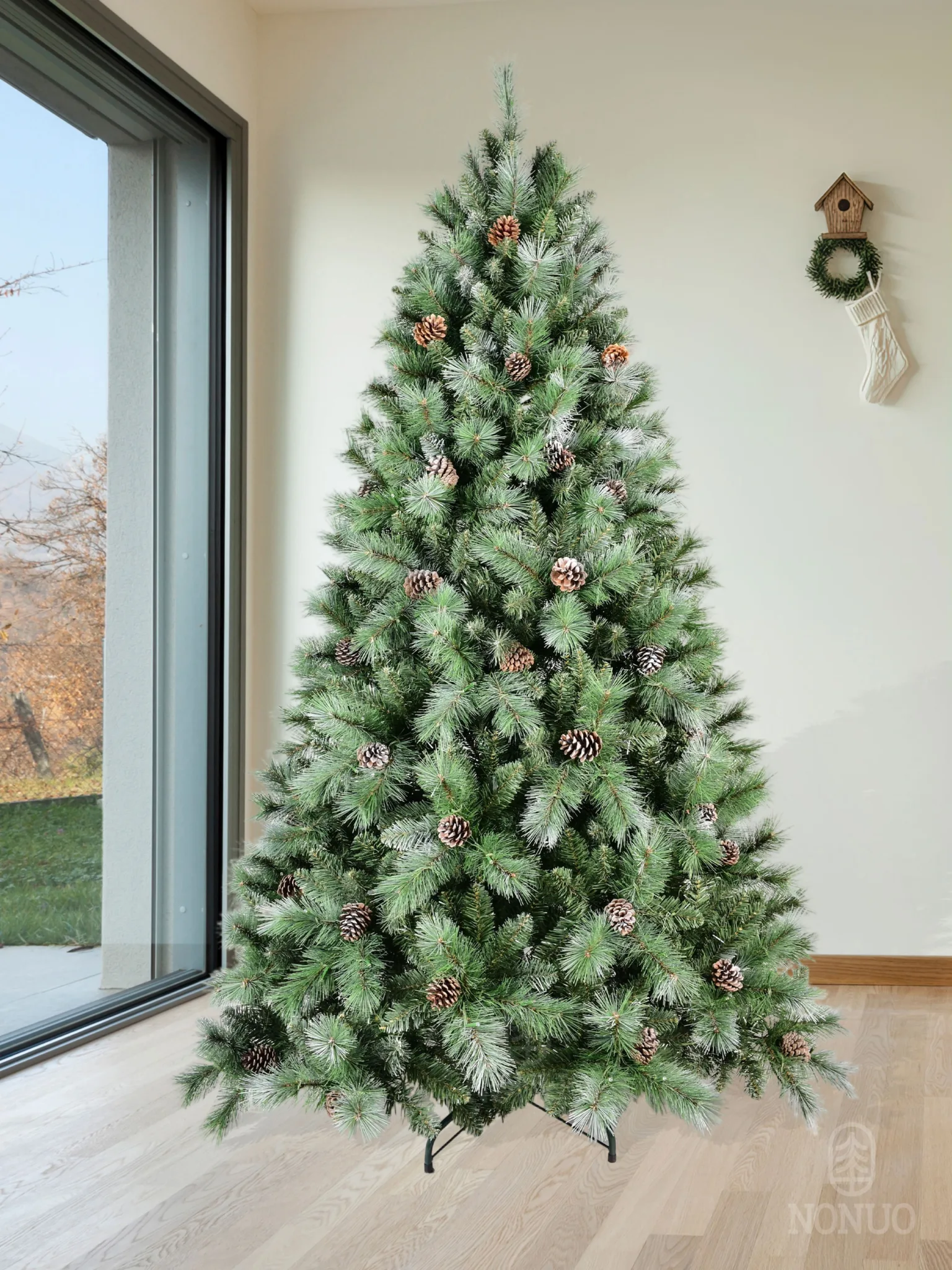 NONUO-Artificial-Christmas-Tree-LEO-T-L-SY, NONUO artificial Christmas tree, realistic holiday decoration tree