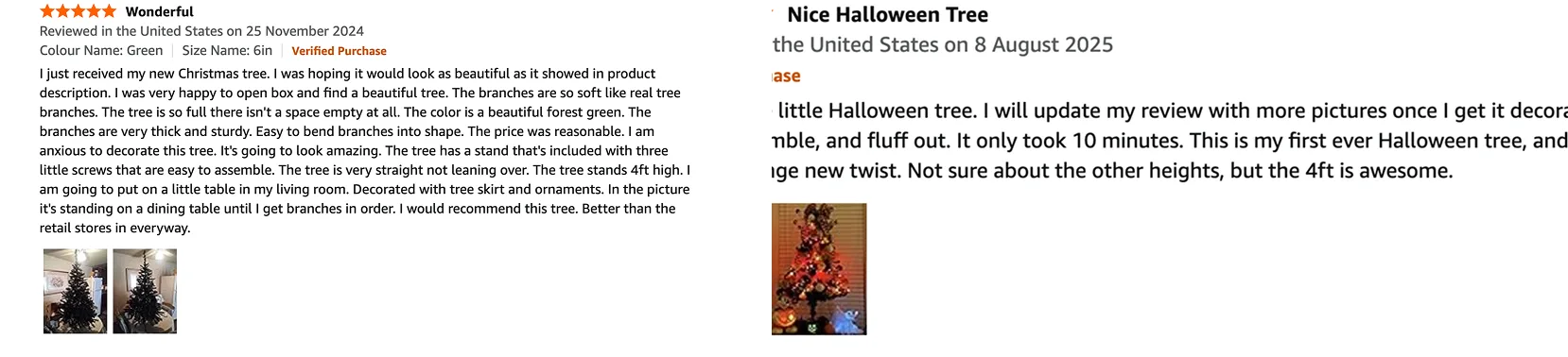 NONUO Artificial Christmas Trees for Every Home, Great Value